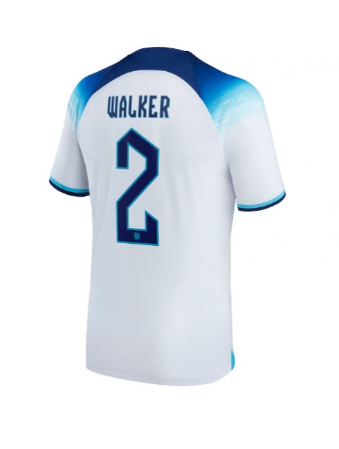 Moški Nogometna dresi replika Anglija Kyle Walker #2 Domači SP 2022 Kratek rokav